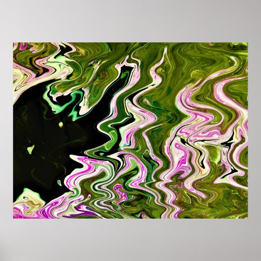 Abstracte kleurstudie 451; poster (Voorkant)