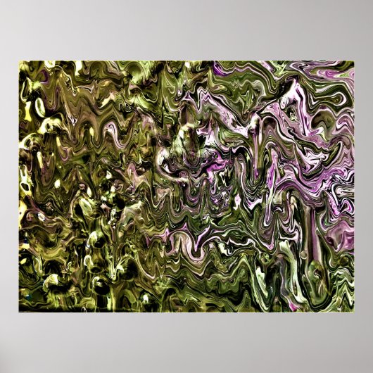 Abstracte kleurstudie 462; poster (Voorkant)