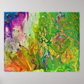 Abstracte kleurstudie 4, poster (Voorkant)