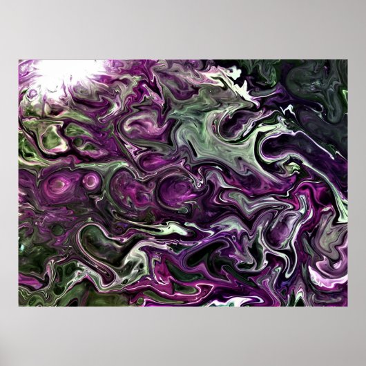 Abstracte kleurstudie 506, poster (Voorkant)