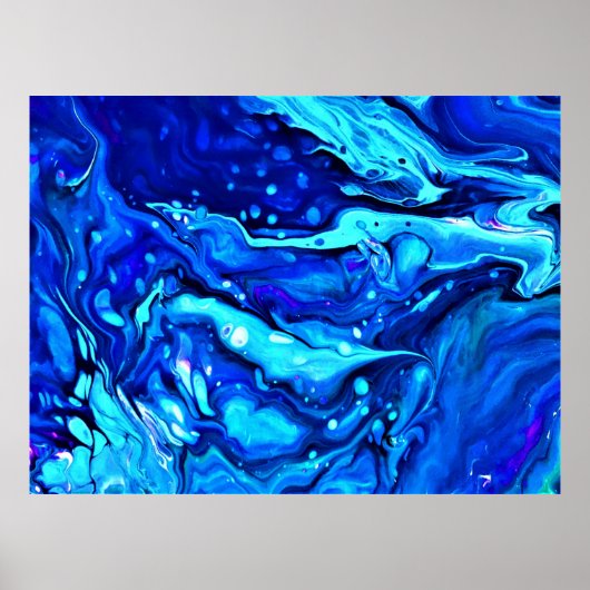 Abstracte kleurstudie 61, poster (Voorkant)