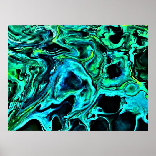 Abstracte kleurstudie 80, poster (Voorkant)