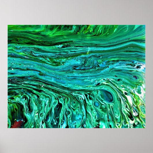 Abstracte kleurstudie 96, poster (Voorkant)