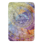 Abstracte kleurtijdastrologie badmat (Voorkant Verticaal)