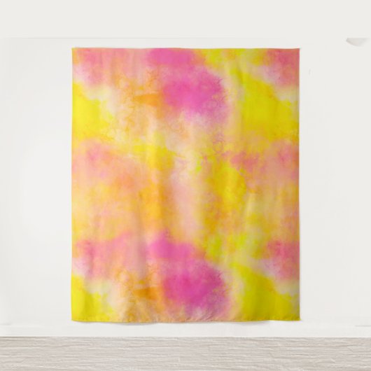 Abstracte kleurverloop Lichtgevende vreugde Wandkleed (Voorkant)