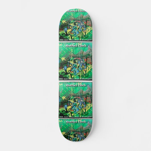 ABSTRACTE KLOK SKATEBOARD (Voorkant)