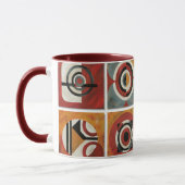 abstracte koffie mok (Links)