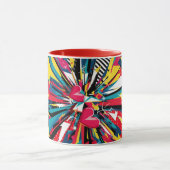 abstracte koffie mok (Midden)