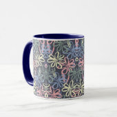 abstracte koffie mok (Voorkant links)