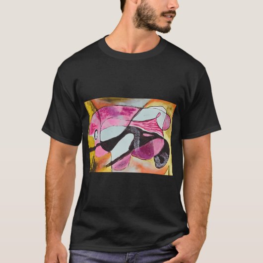 Abstracte Koi Vis T-shirt (Voorkant)