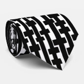 Abstracte kolommen - zwart stropdas (Opgerold)