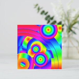 Abstracte komeet kaart