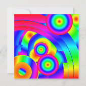 Abstracte komeet kaart (Achterkant)