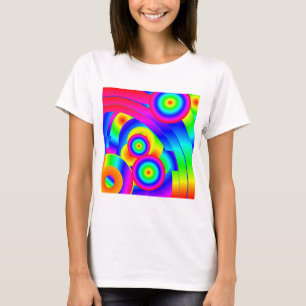 Abstracte komeet t-shirt