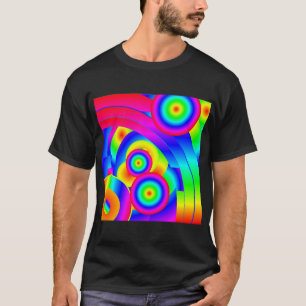 Abstracte komeet t-shirt