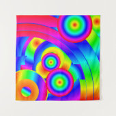 Abstracte Komeet Tapisserie Wandkleed (Voorkant)