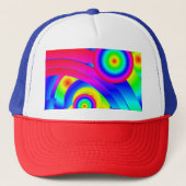 Abstracte komeet Trucker Hat Pet (Voorkant)