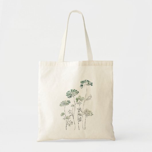 abstracte koningin lace groen tote bag (Voorkant)