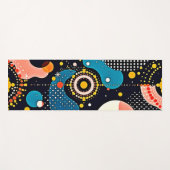 Abstracte kosmische dans yogamat (Voorkant (horizontaal))