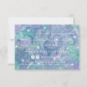 Abstracte kosmische galaxy Universe Beauty Salon G (Achterkant)