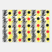 Abstracte krabbel polka dot inpakpapier vel (Voorkant 2)