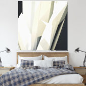 Abstracte Kristallijne Geometrie Canvas Afdruk (Insitu (Slaapkamer))