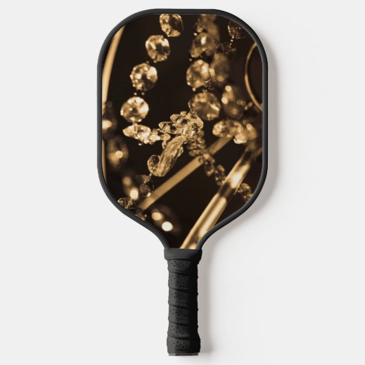 Abstracte kroonluchter pickleball paddle (Voorkant)