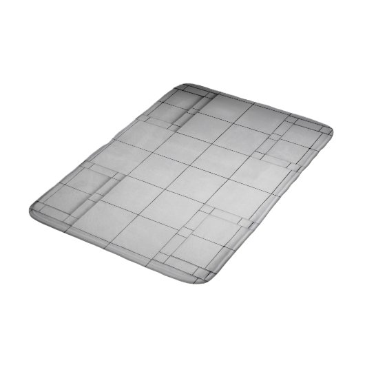 Abstracte kubussen badmat (Gekanteld)