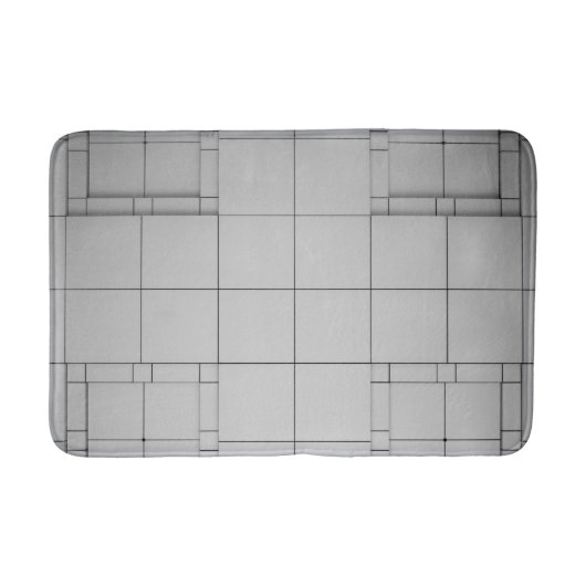 Abstracte kubussen badmat (Voorkant)