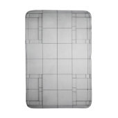 Abstracte kubussen badmat (Voorkant Verticaal)