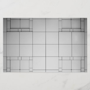 Abstracte kubussen briefpapier