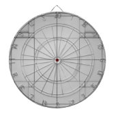 Abstracte kubussen dartbord (Voorkant)