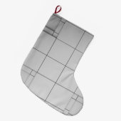 Abstracte kubussen grote kerstsok (Voorkant (Hangend))