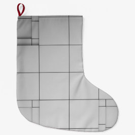 Abstracte kubussen grote kerstsok