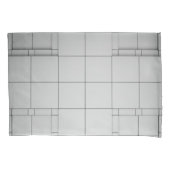 Abstracte kubussen kussensloop (Voorkant)