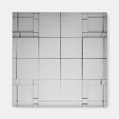 Abstracte kubussen magneet (Voorkant)