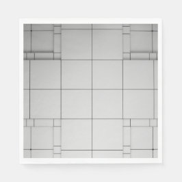 Abstracte kubussen servet