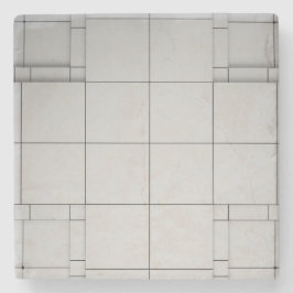 Abstracte kubussen stenen onderzetter