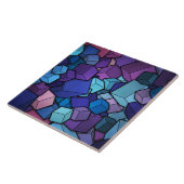 Abstracte kubussen tegeltje (Zijkant)