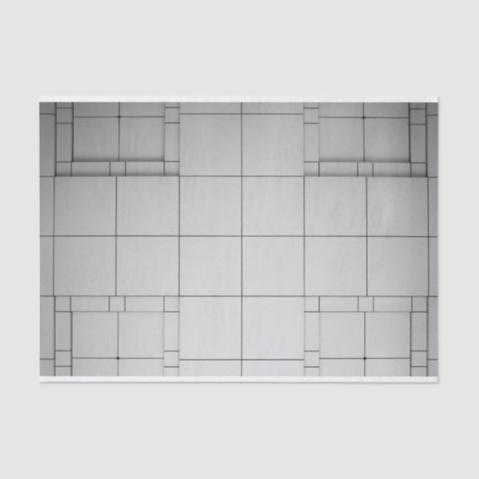 Abstracte kubussen tissuepapier (Voorkant)