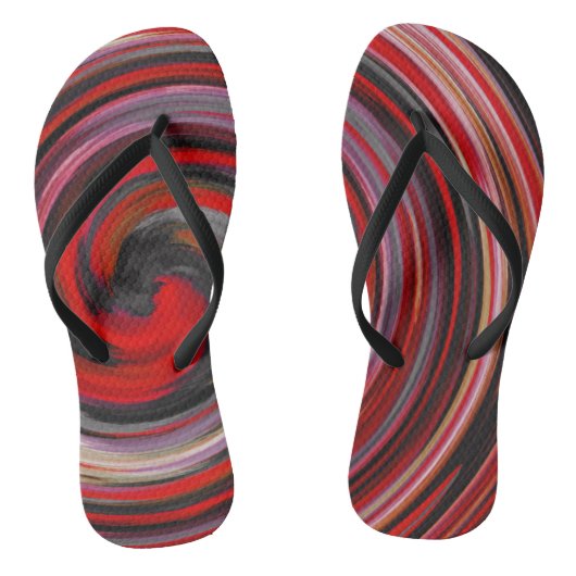 Abstracte Kunst #10 Teenslippers (Voetbed)