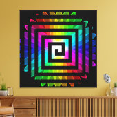 Abstracte Kunst 116 Ingepakte Canvas Afdruk (Insitu (Woonkamer))