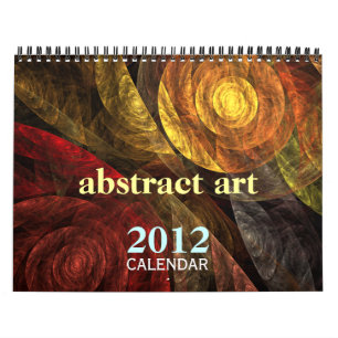 Abstracte kunst 2012 Fine Art Kalender (Medium)