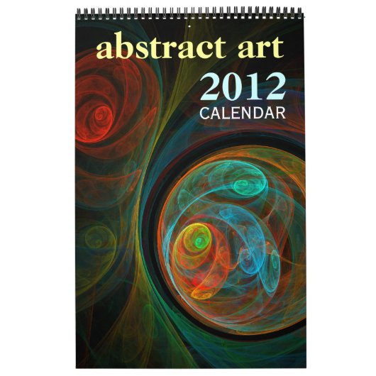 Abstracte kunst 2012 Fine Art Kalender (Standaard) (Hoes)