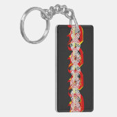 Abstracte Kunst 2 Sleutelhanger (Voorkant Links)