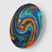 Abstracte kunst 30 grote klok (Hoek)