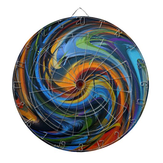 Abstracte Kunst #31 Dartbord (Voorkant)