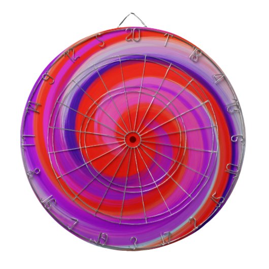 Abstracte kunst 6 dartbord (Voorkant)