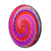 Abstracte kunst 6 dartbord (Voorkant Rechts)