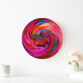 Abstracte kunst #9 grote klok (Huis)